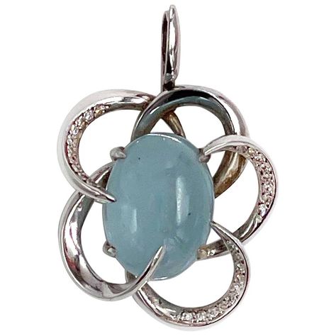Pre-owned 18K White Gold Pendant by Ilias Lalaounis