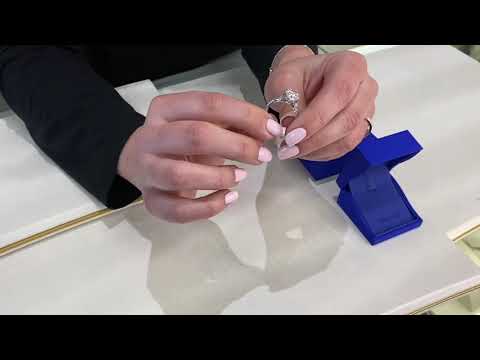 Tacori 2620 PS10X7P Dantela Platinum Engagement Ring