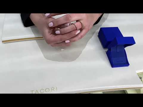 Tacori 202-2 ET Y Sculpted Crescent Eternity Ring in 18K Yellow Gold