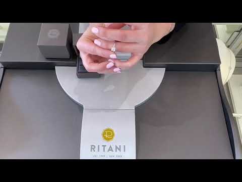 Ritani 1PCZ1193 Princess Cut Engagement Ring