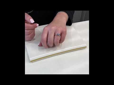 Tacori 2654 Simply Tacori 18k White Gold Ring with Aquamarine