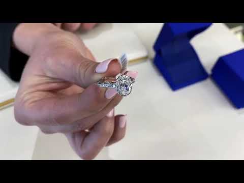 Tacori 2618 Oval 8x6W Reverse Crescent Engagement Ring Setting