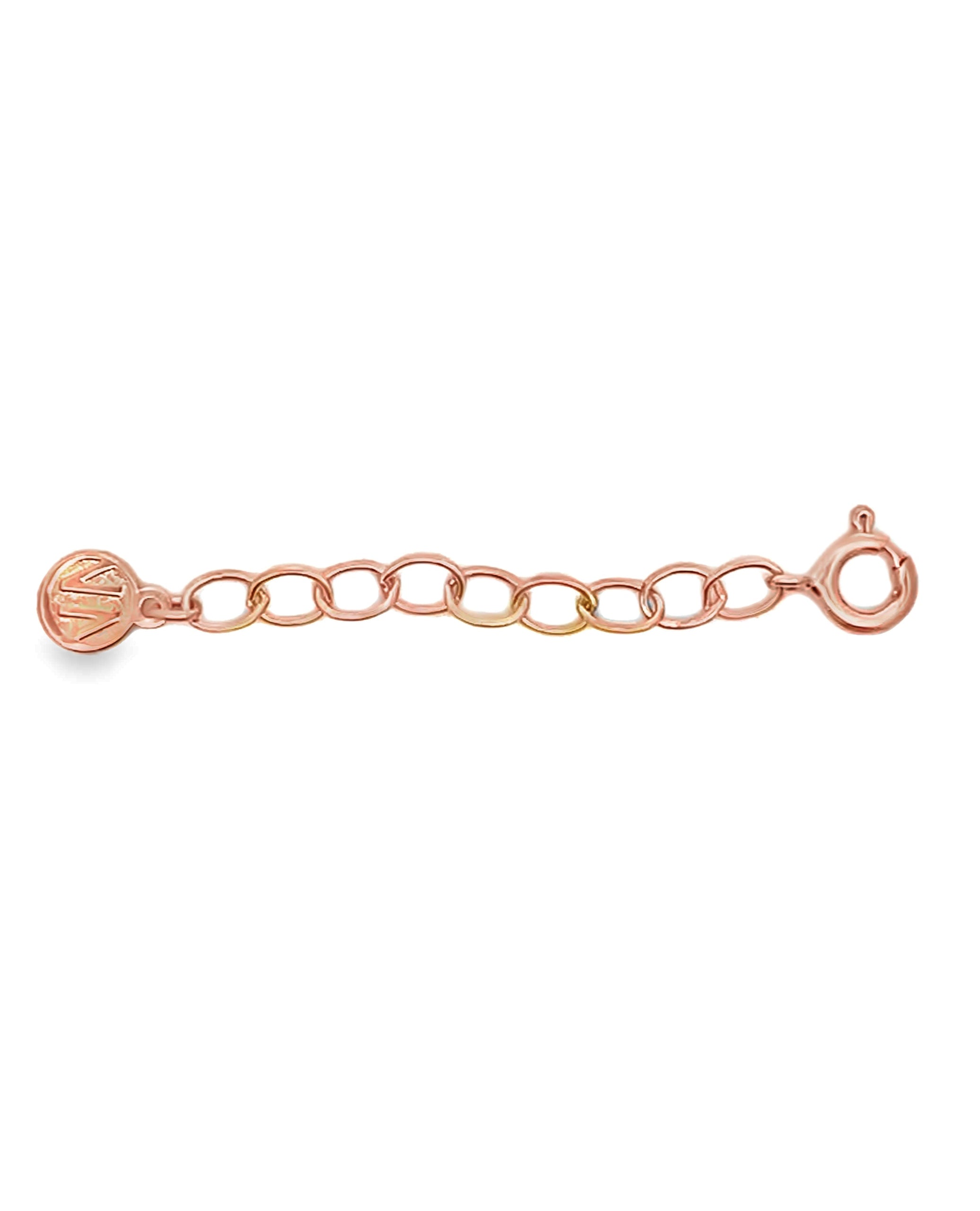 Nomination 2" Extension For Necklace - Rose Gold Oval with Circular Springlock Closure