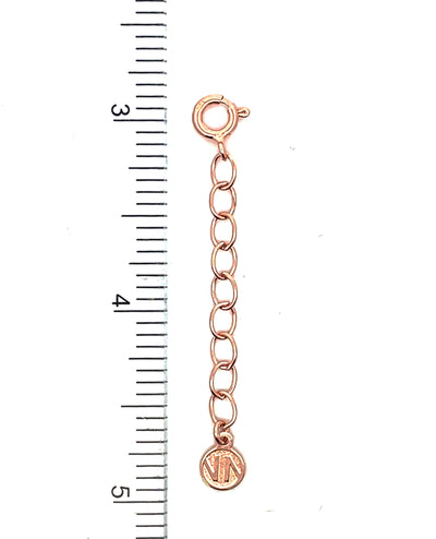 Nomination 2" Extension For Necklace - Rose Gold Oval with Circular Springlock Closure