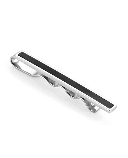 Nomination 028311 Strong Tie Bar Clip Stainless Steel Black and White