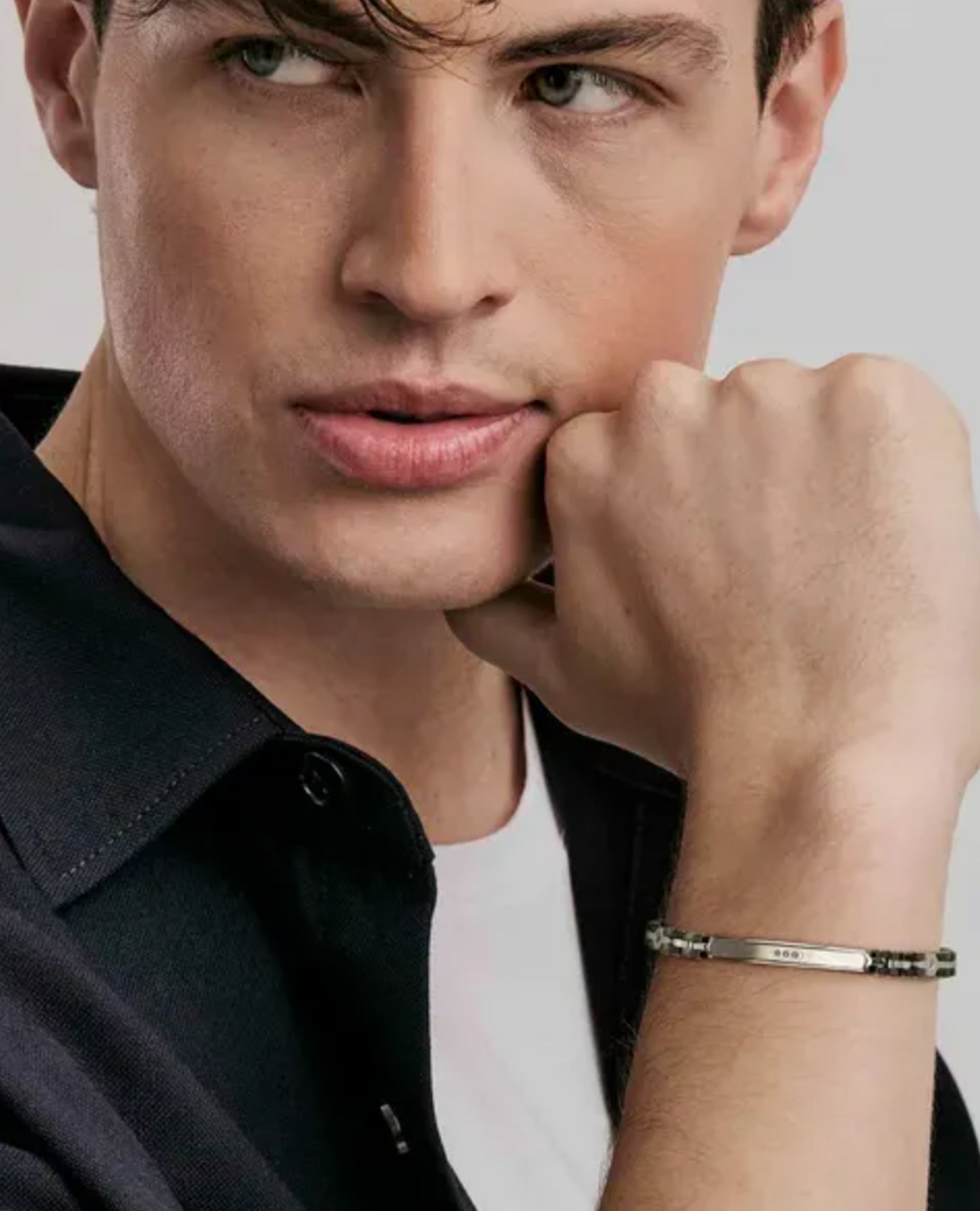 Nomination 028326/007 Strong Bracelet with Black Diamonds