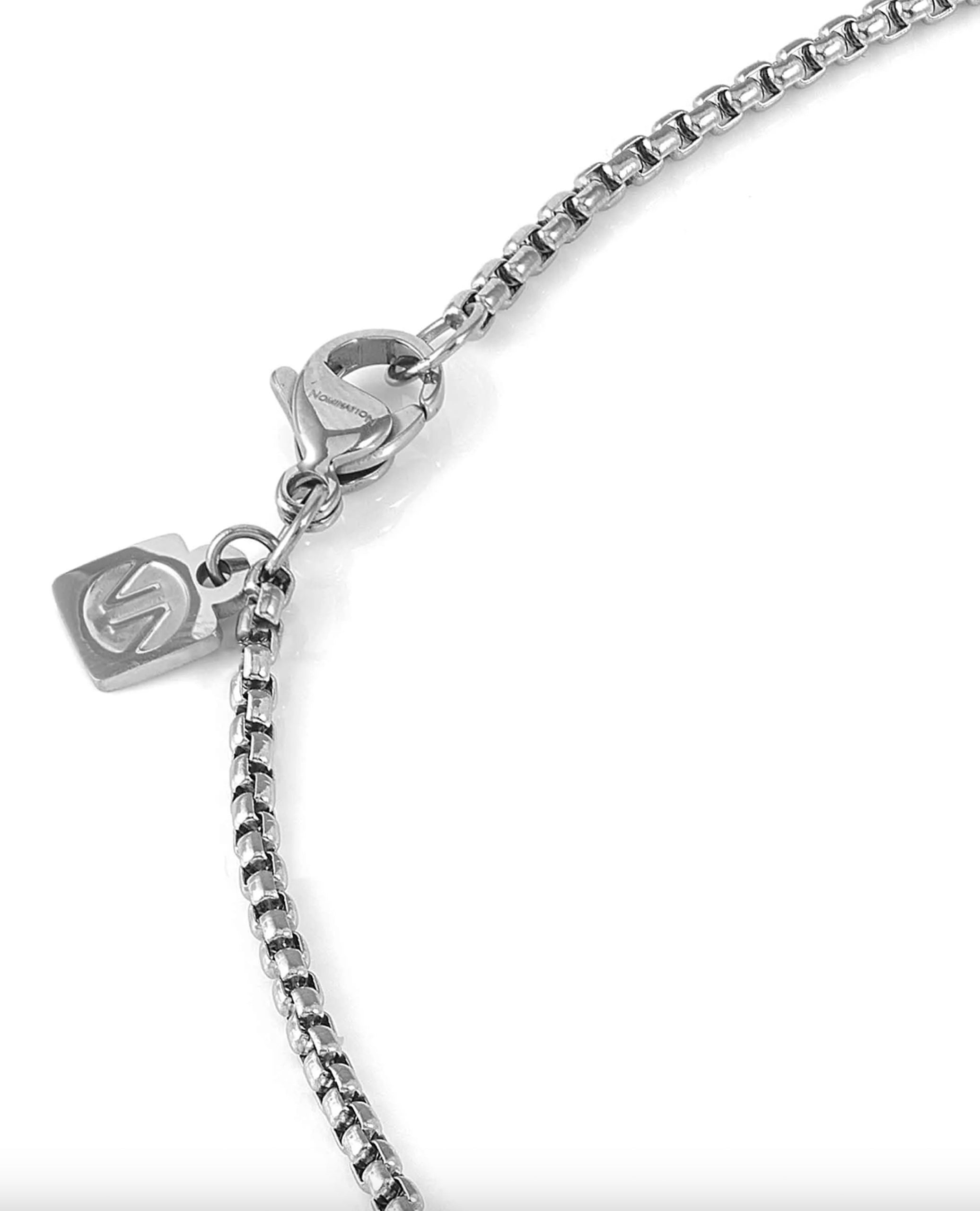 Nomination 028329/007 Strong Necklace Black and Silver with Black Diamond
