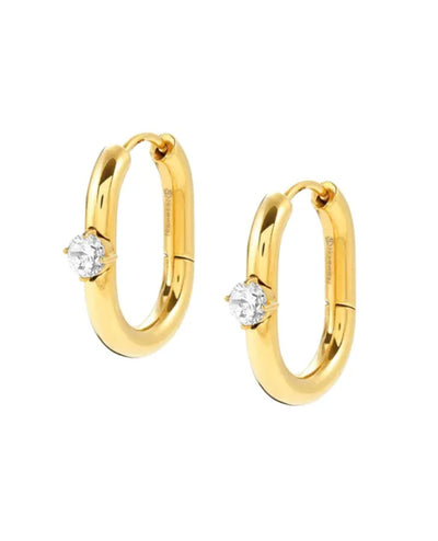 Nomination 029403/012 Chains Of Style Earrings Yellow Gold