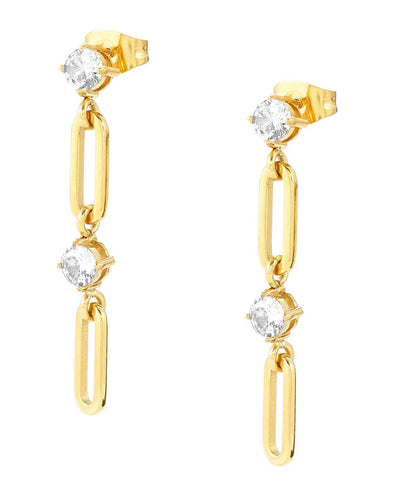 Nomination 029404/012 "Chain of Style" Paperclip Style Earrings