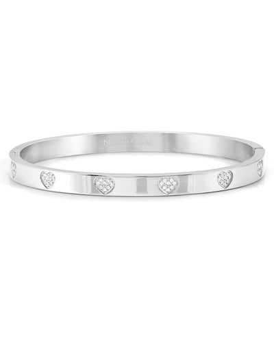 Nomination 029503/004 Pretty Bangles Heart Bracelet with CZ