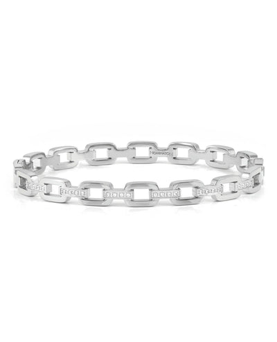 Nomination 029515/001 Rigid Chain Bangle Bracelet with CZ