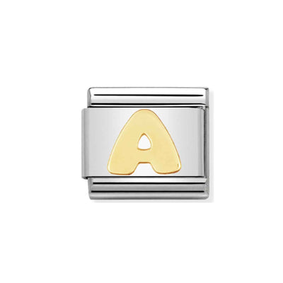 Nomination Composable Link 030101/01 Letter A Classic Letters
