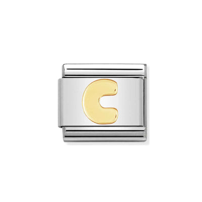 Nomination Composable Link 030101/03 Letter C Classic Letters