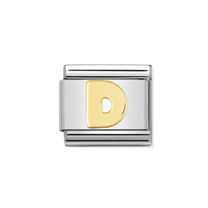 Nomination Composable 030101/04 Letter D Classic Letters