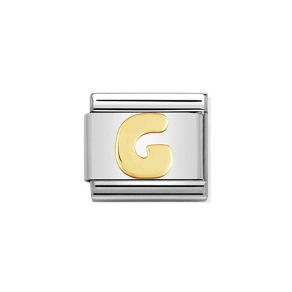 Nomination Composable 030101/07 Letter G Classic Letters