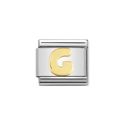 Nomination Composable Link 030101/07 Letter G Classic Letters