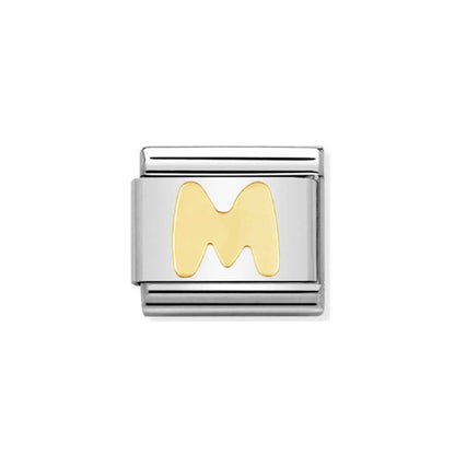 Nomination Composable 030101/13 Letter M Classic Letters