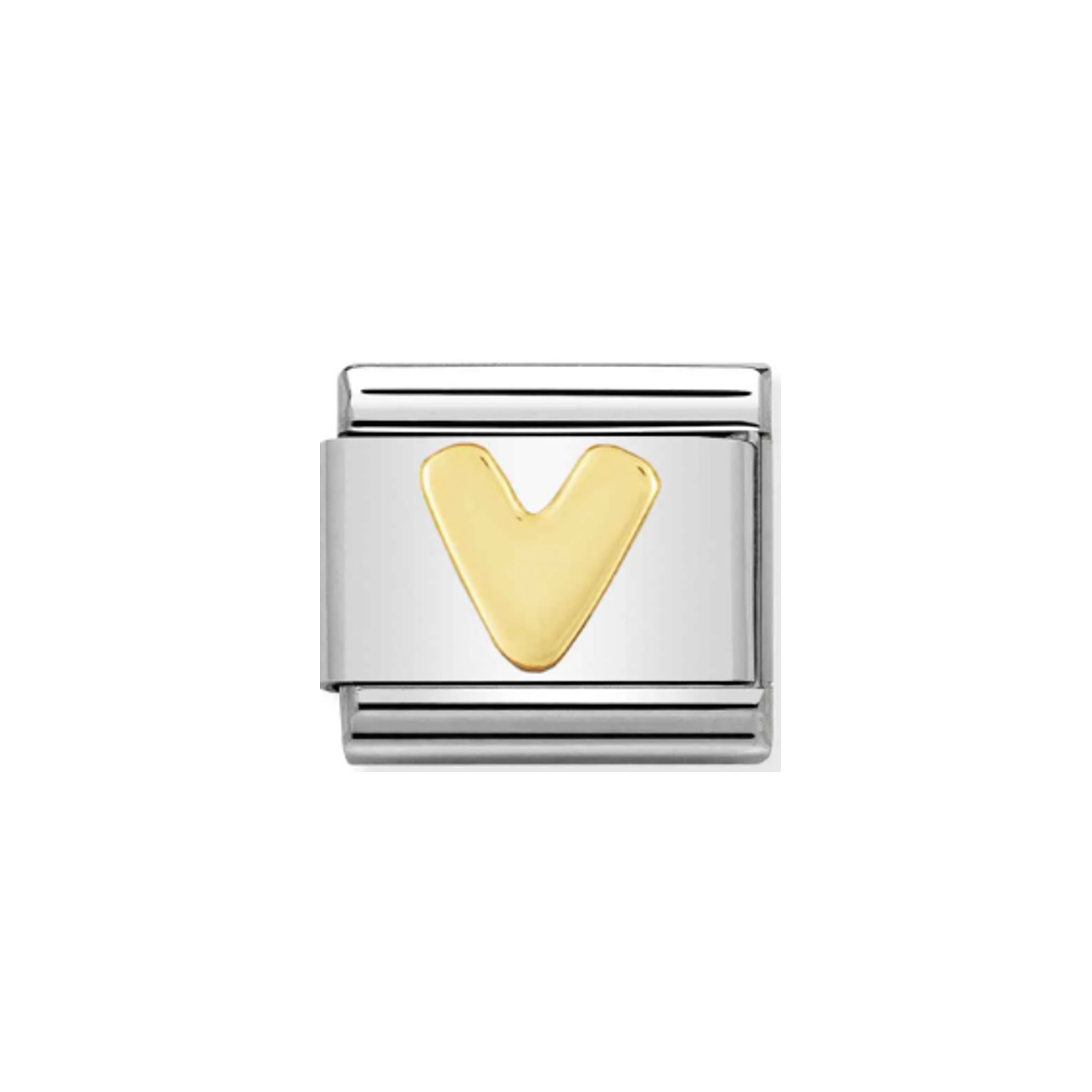 Nomination Composable 030101/22 Letter V Classic Letters