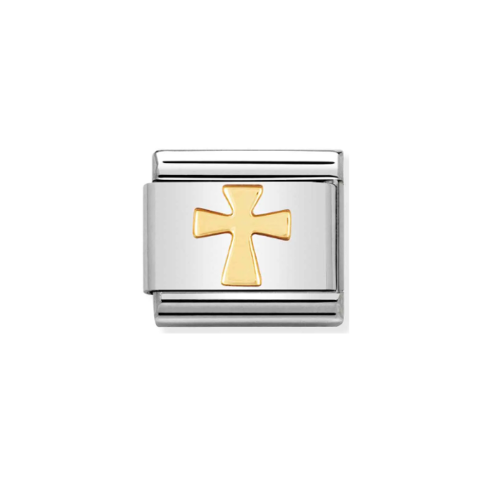 Nomination Composable 030105/01 Cross in 18k Gold