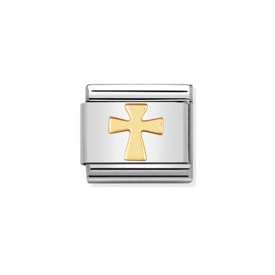 Nomination Composable 030105/01 Cross in 18k Gold