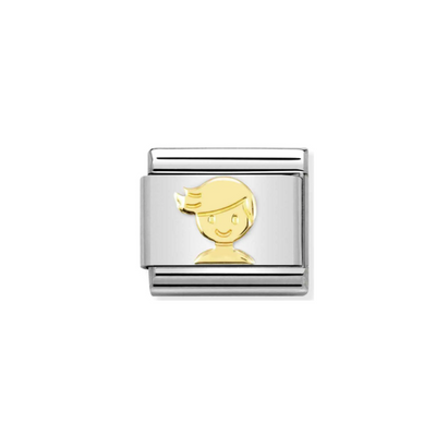 Nomination Composable Link 030162/72 Boy Link in Gold