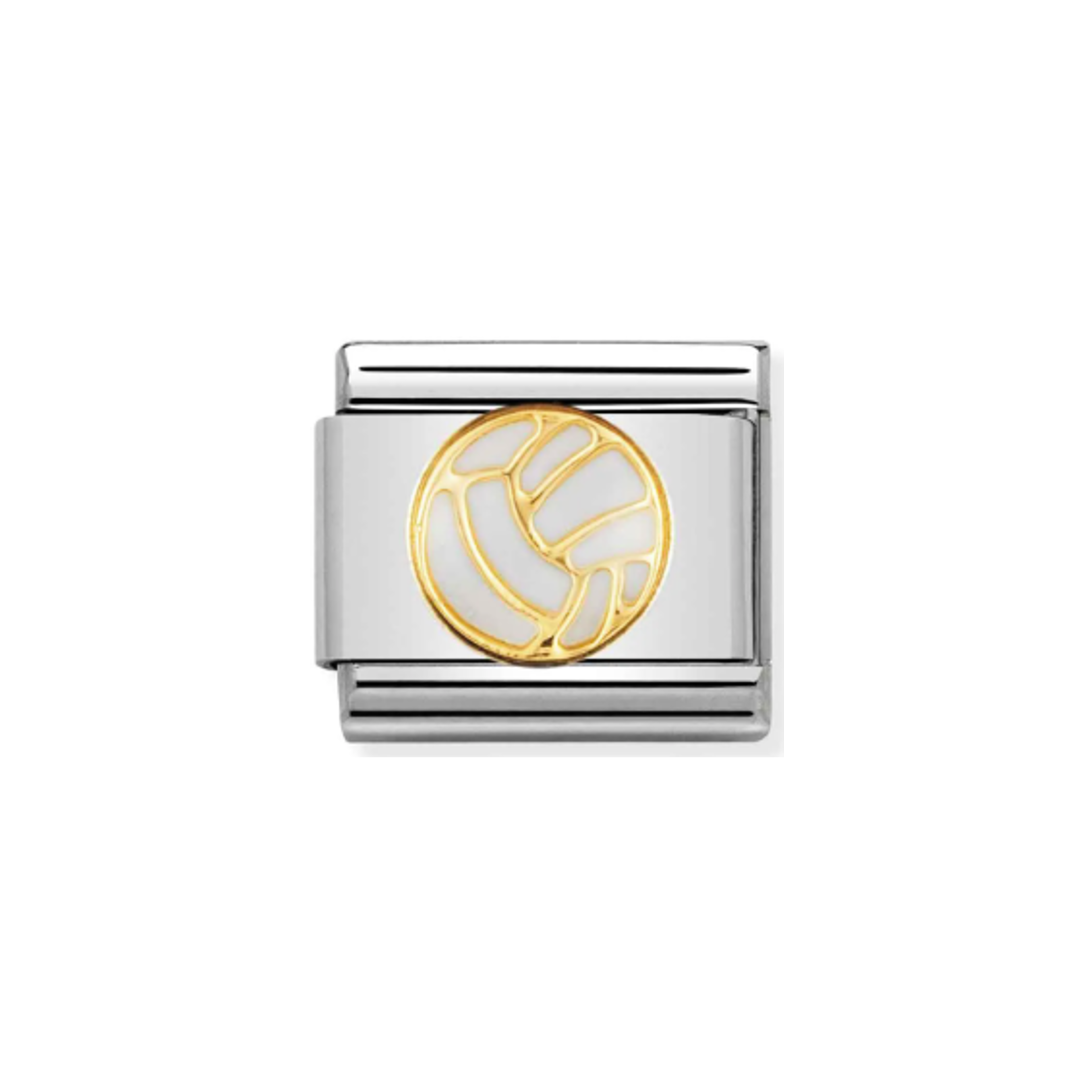 Nomination Composable 030203/33 Enamel and Gold Volleyball