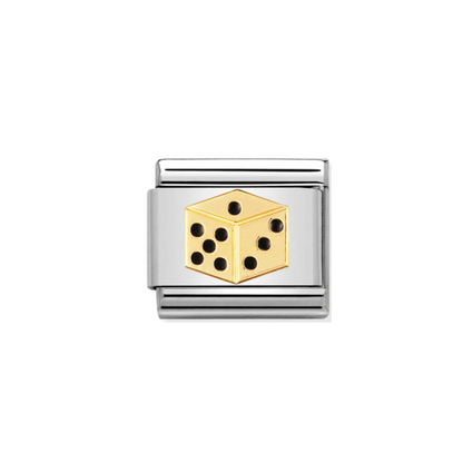 Nomination Composable 030205/11 Enamel Dice