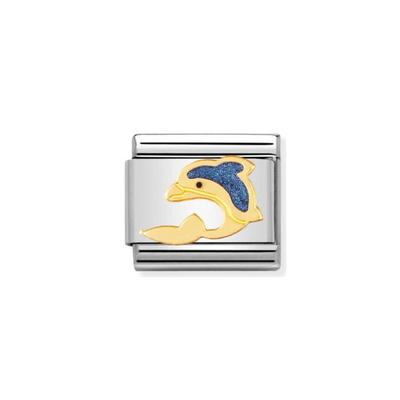 Nomination Composable Link 030213/01 Blue Dolphin Link