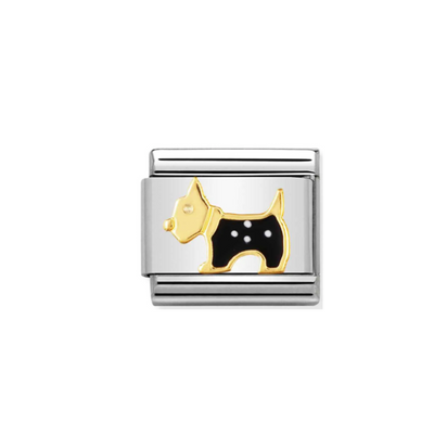 Nomination Composable Link 030248/09 Terrier Dog