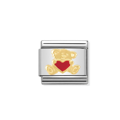 Nomination Composable 030253/32 Teddy Bear with Heart Link