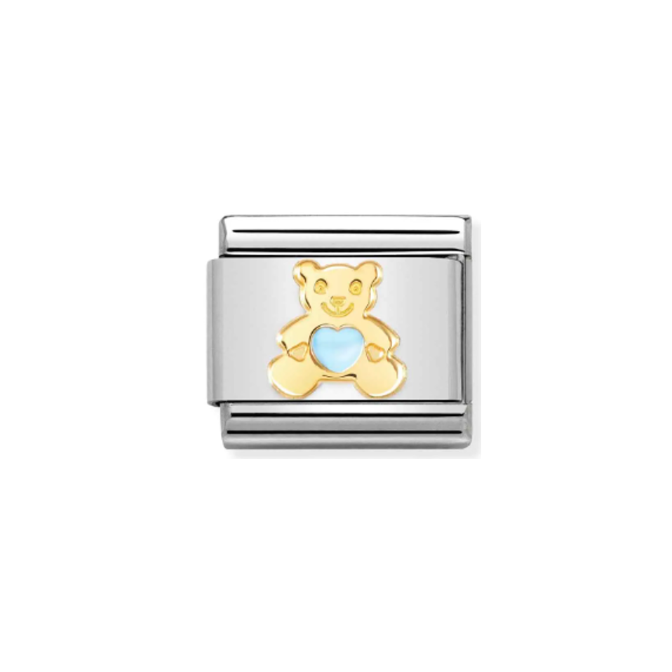 Nomination Composable 030272/65 Light Blue Bear