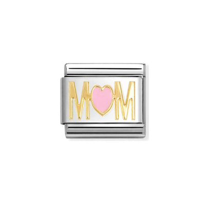 Nomination Composable Link 030272/84 Mom Pink Heart