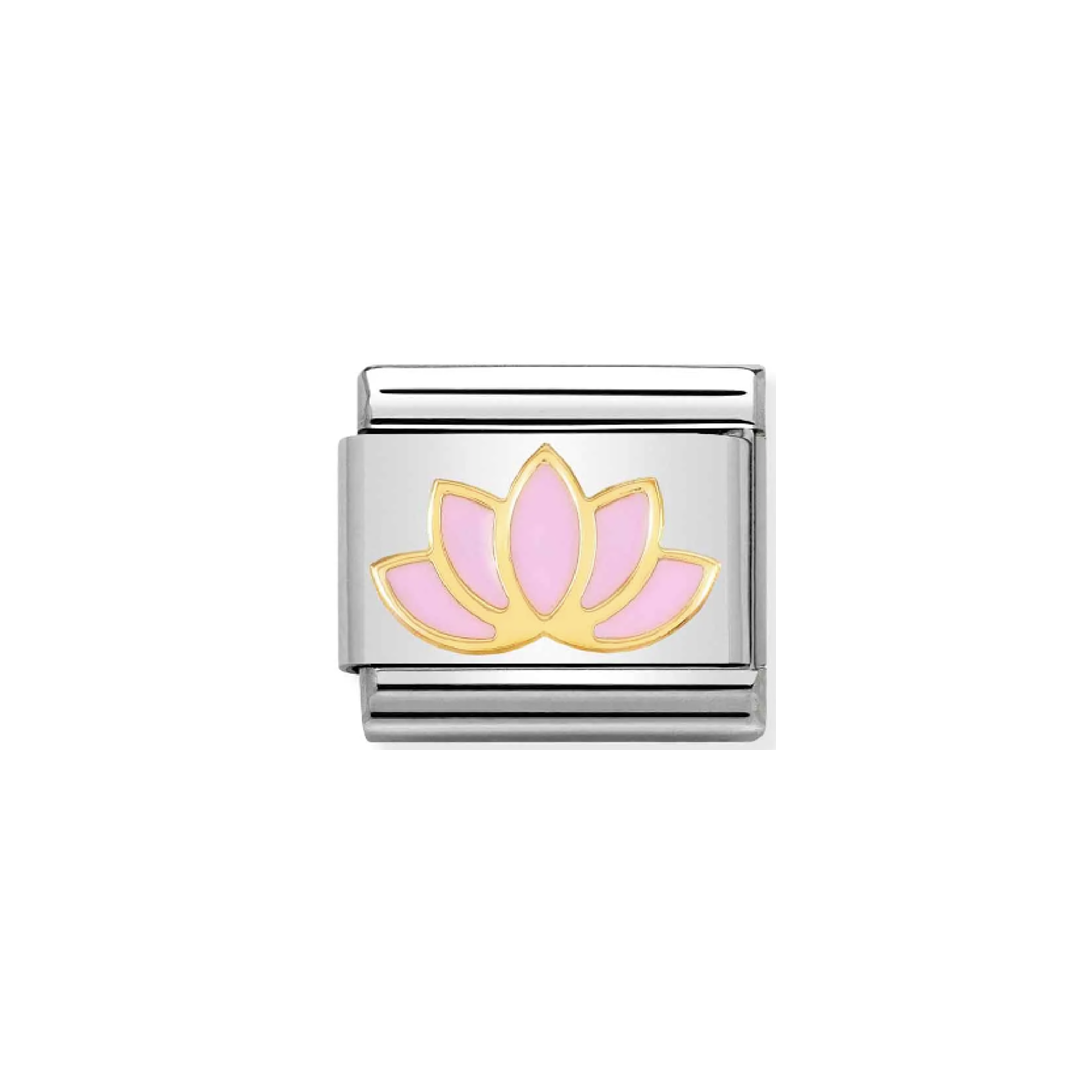 Nomination Composable 030278/17 Pink Lotus Flower Link