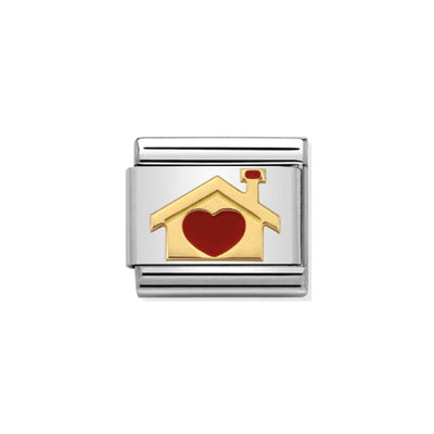 Nomination Composable Link 030283/07 Home with Heart