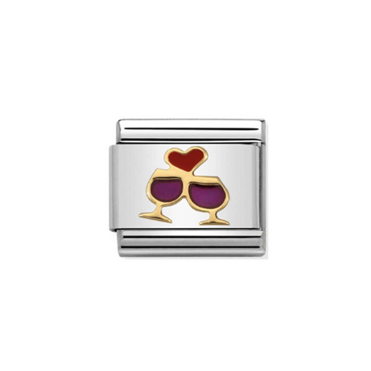 Nomination Composable 030283/08 Glasses with Heart