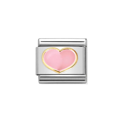 Nomination Composable Link 030283/21 Pink Heart