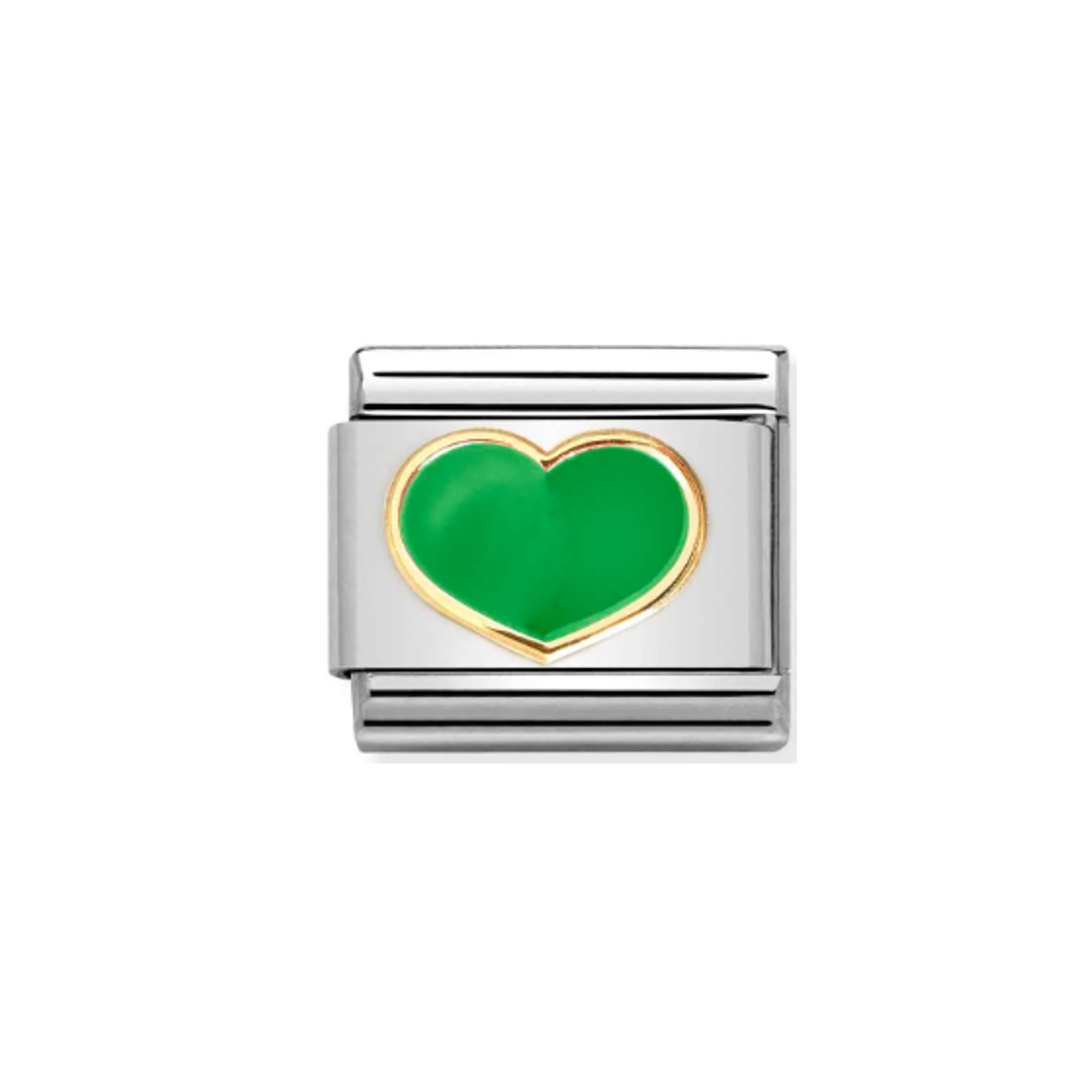 Nomination Composable 030283/23 Green Heart
