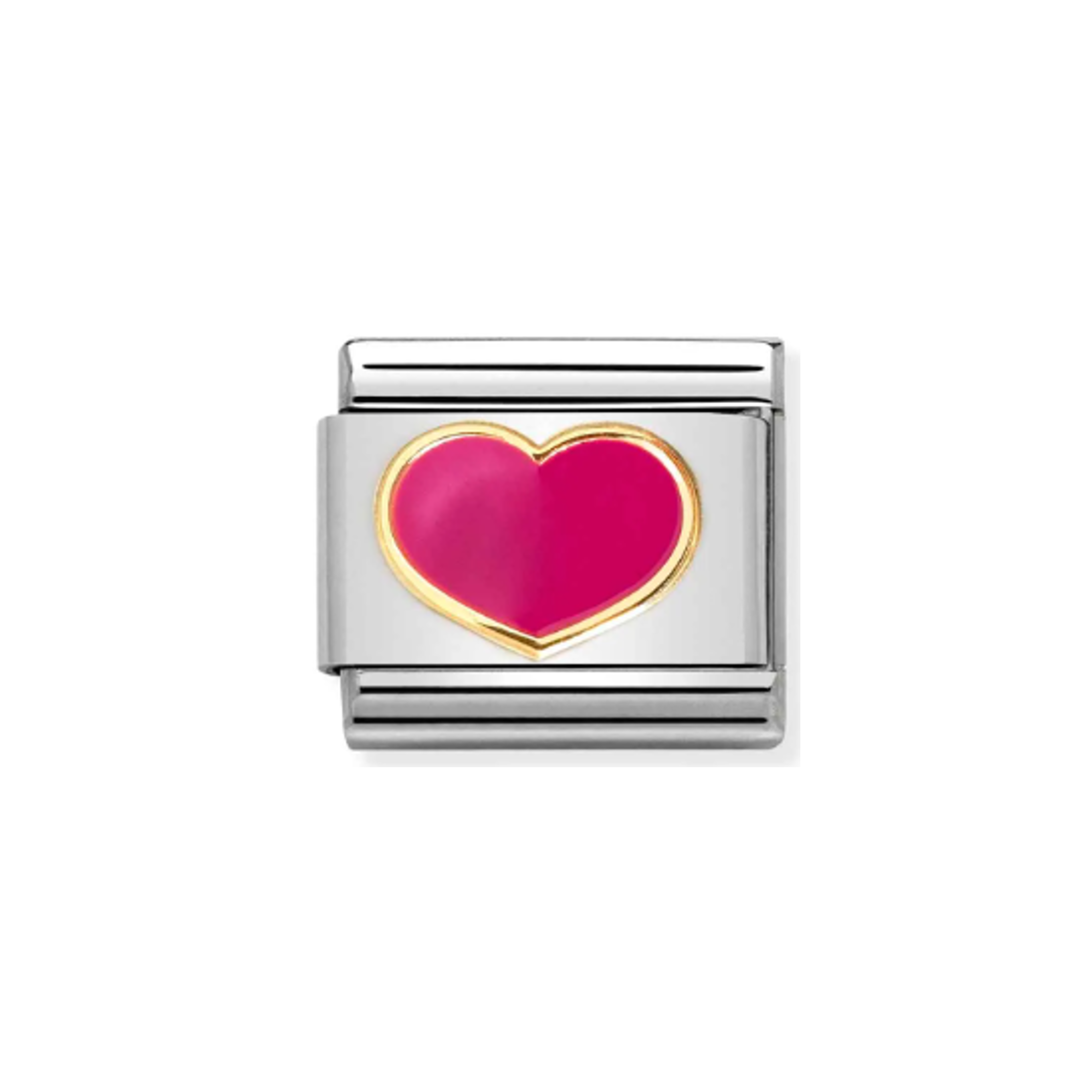 Nomination Composable 030283/24 Fuchsia Heart