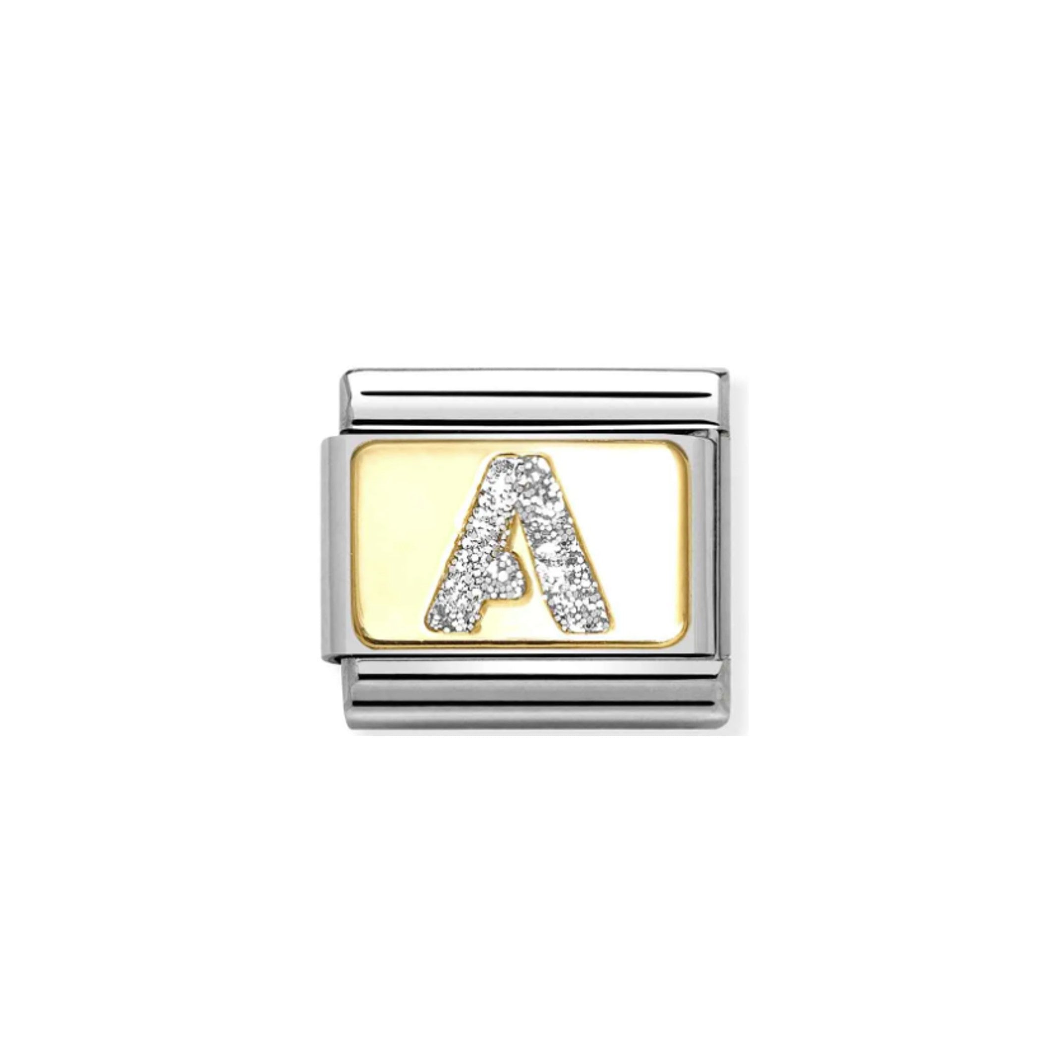 Nomination Composable 030291/01 Glitter Letter A
