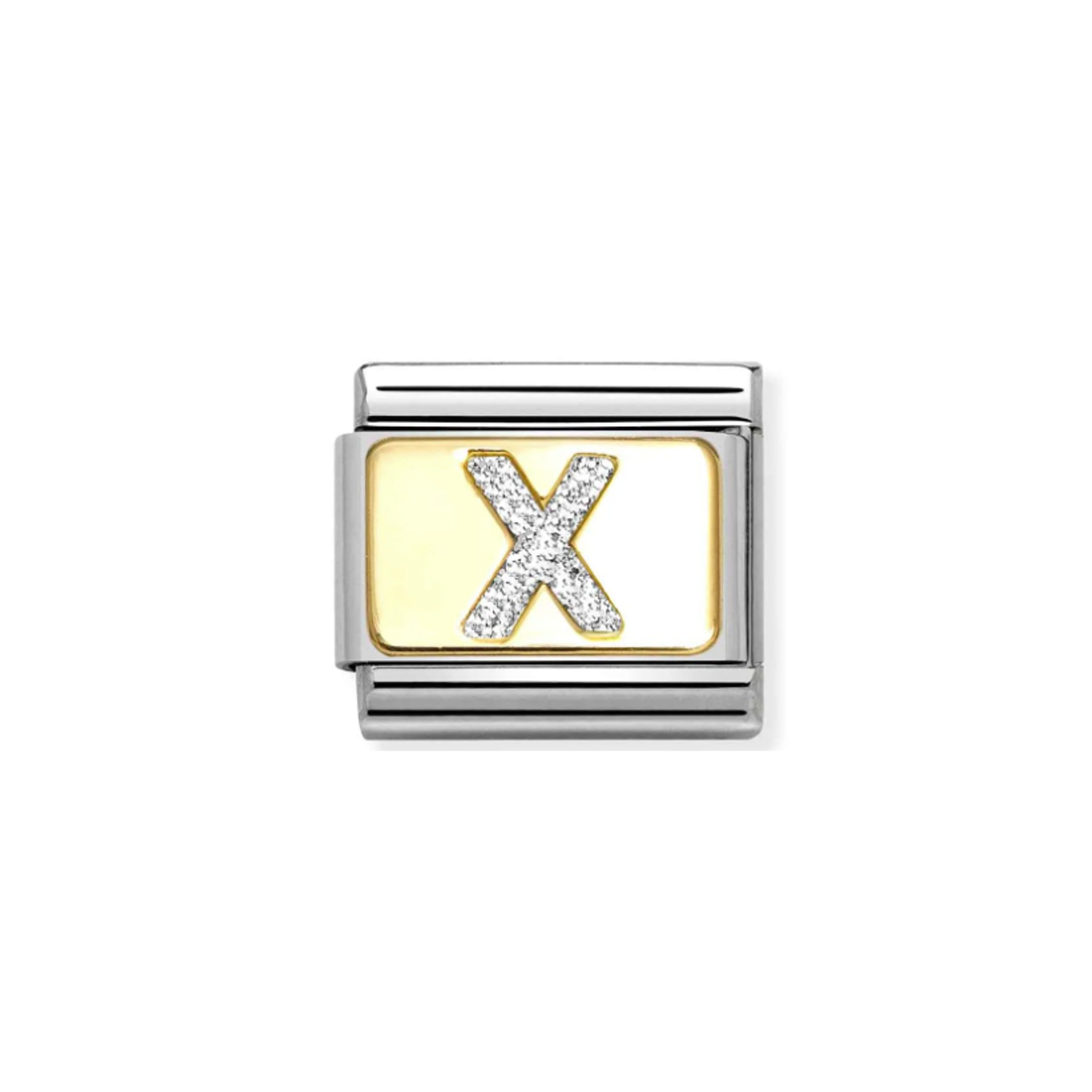 Nomination Composable 030291/24 Glitter Letter X