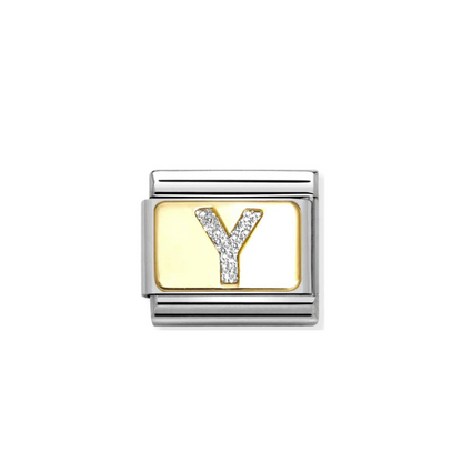 Nomination Composable 030291/25 Glitter Letter Y