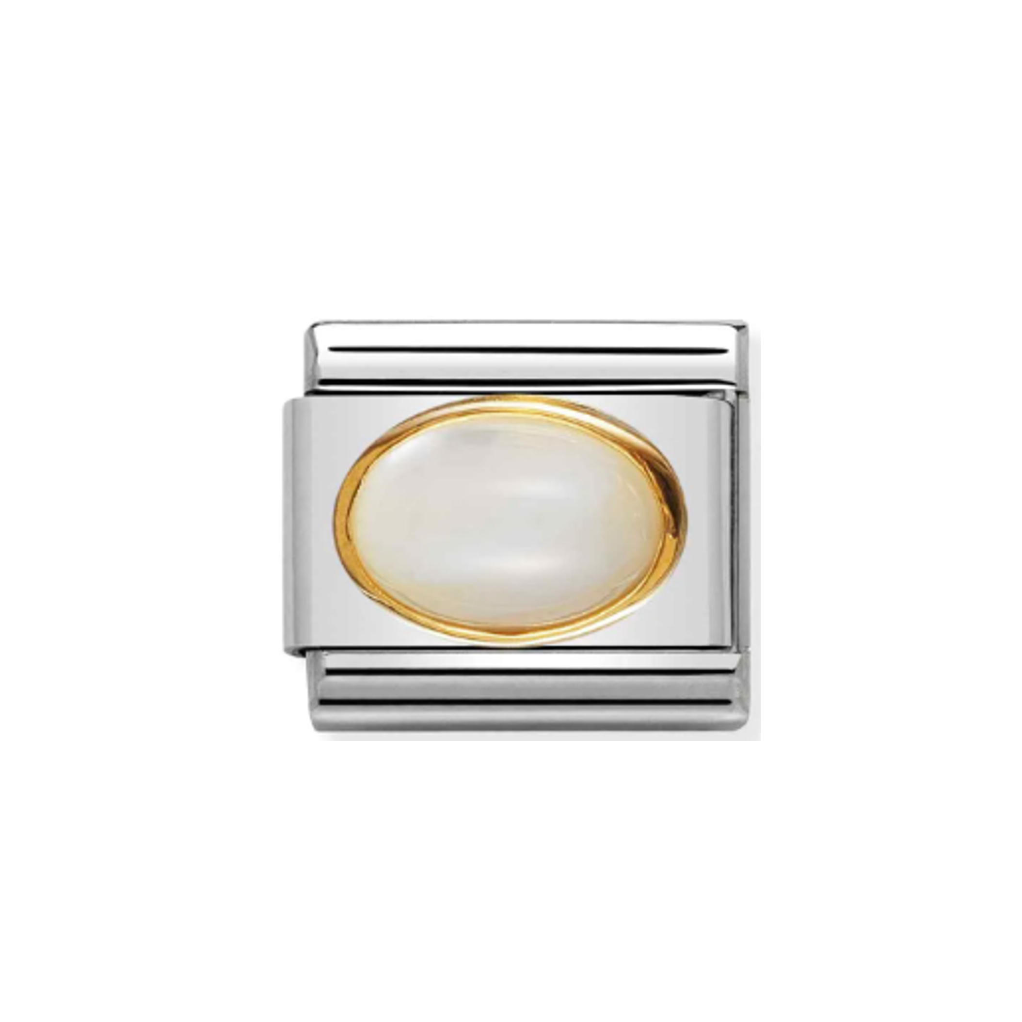 Nomination Composable 030502/12 Mother of Pearl Classic Oval Hard Stones