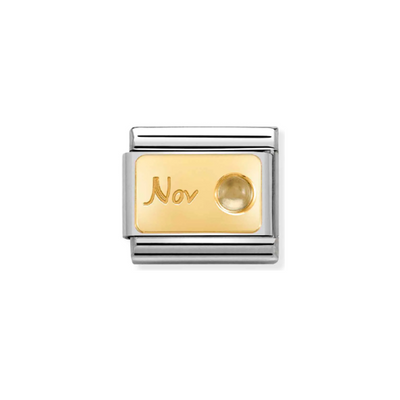 Nomination Composable Link 030519/11 November Citrine