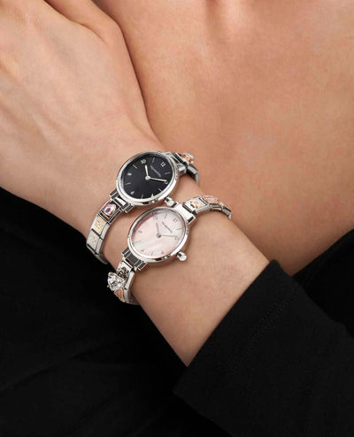 Nomination 076038/009 Paris Watch with Pink Mother of Pearl Face