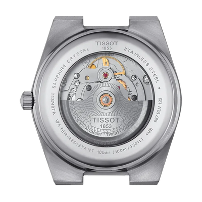 Tissot T137.407.11.111.00 PRX 40mm Swiss Automatic Watch with Mother of Pearl Dial, Powermatic 80