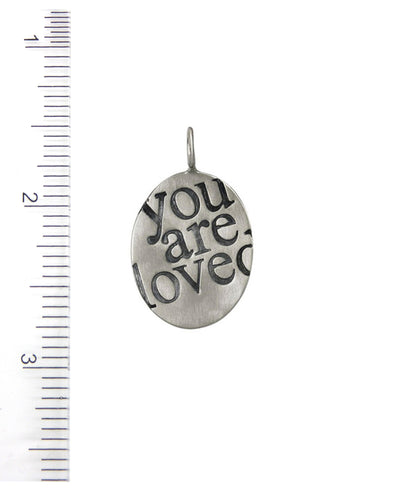 Heather B. Moore 100196 "you are loved" Charm