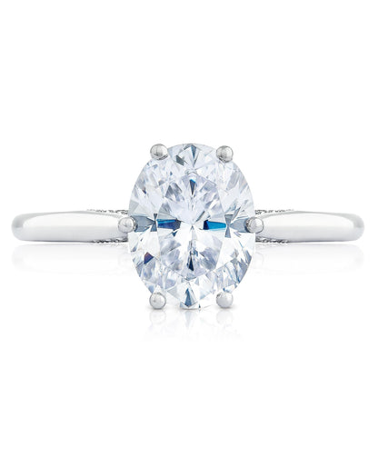 Tacori 2650 Oval 8X6 Simply Tacori Platinum Engagement Ring Setting