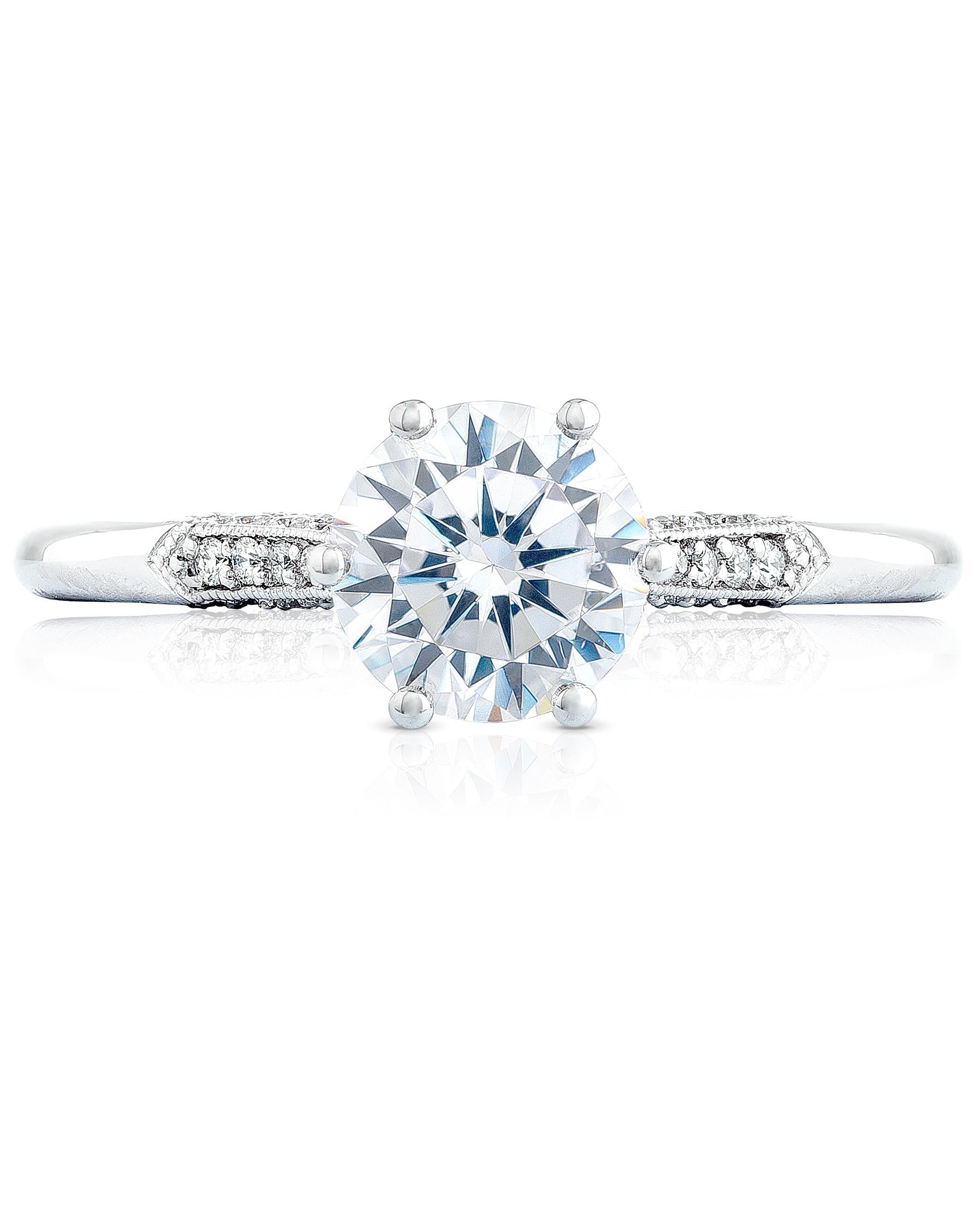 Tacori 2651 RD7 Simply Tacori Platinum Engagement Ring