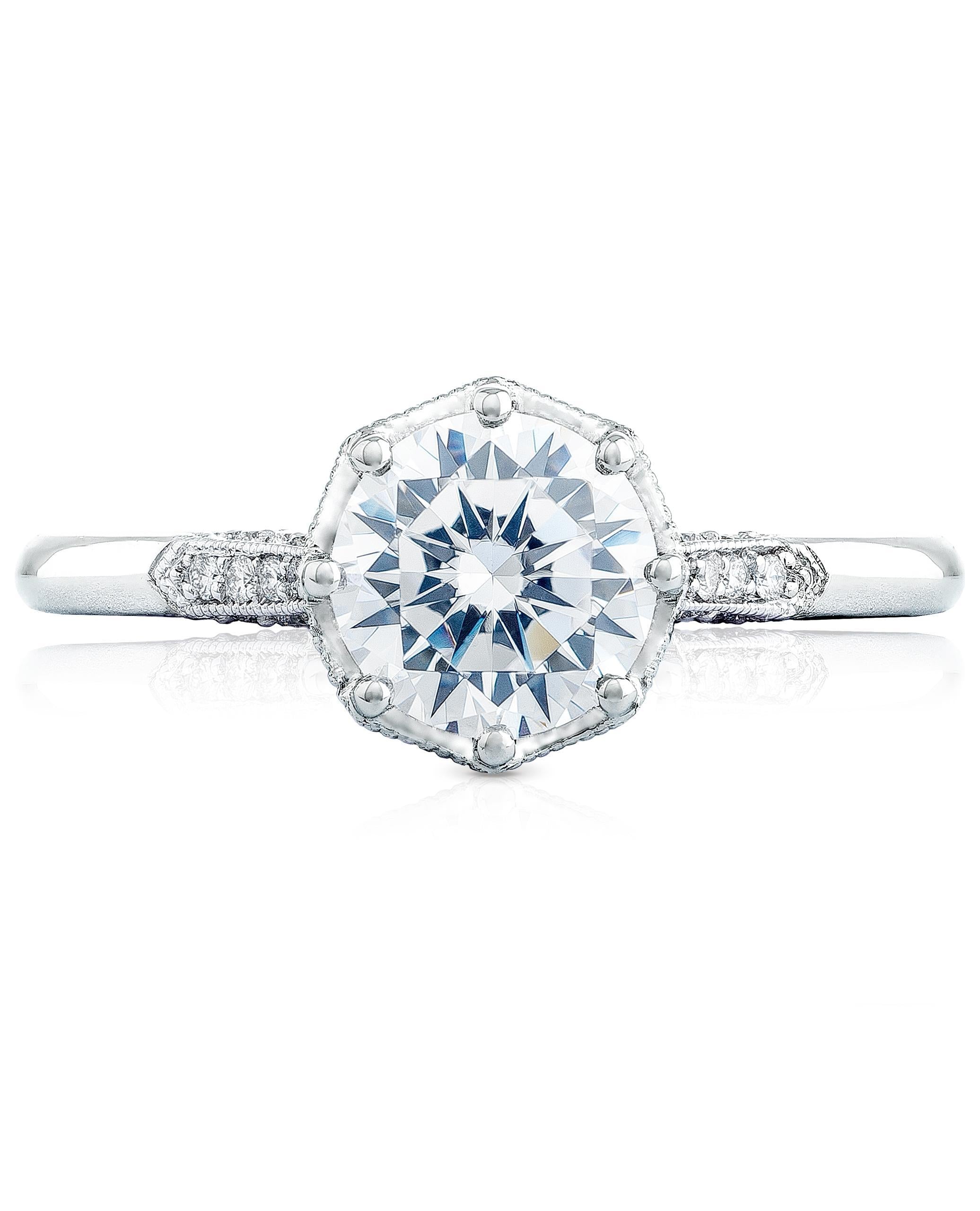 Tacori 2653 RD7.5 Simply Tacori Platinum Engagement Ring