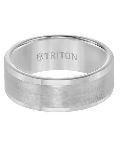 Triton 11-2118C-G.00 "T89" Collection 8MM Tungsten Carbide Ring